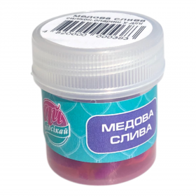 Плаваюча силіконова насадка 6мм в діпі МЕДОВА СЛИВА у контейнері 25 мл