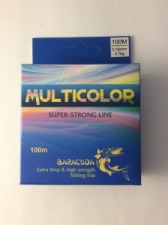 Леска Baracuda Multicolor 100m 0,45мм