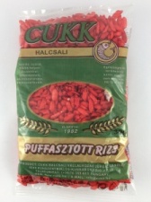 Воздушный рис красный