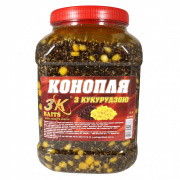 Конопля с кукурузой(70/30) банка 3л