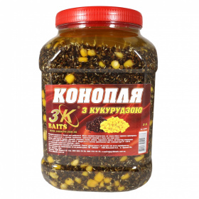 Конопля с кукурузой(70/30) банка 3л