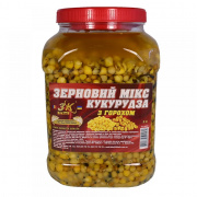 Зернавой МИКС кукуруза(с горохом)3 л