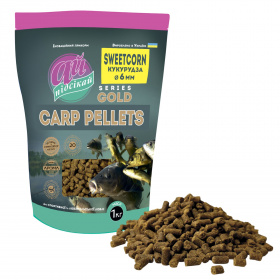 CARP Pellets SWEETCORN Ø 6,0 мм 1000г у зіп упаковці CARP Pellets SWEETCORN Ø 6,0 мм 1000г у зіп упаковці