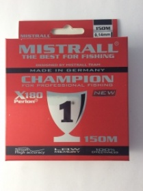 Леска Mistrall CHAMPION STRONG 150M 0,18MM Леска Mistrall CHAMPION STRONG 150M 0,18MM