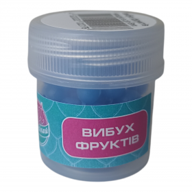 Плаваюча силіконова насадка 6мм в діпі ВИБУХ ФРУКТІВ у контейнері 25 мл