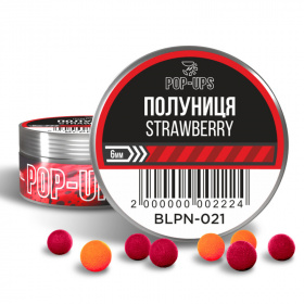 POP-UP 6mm Strawberry/Полуниця, 15г POP-UP 6mm Strawberry/Полуниця, 15г